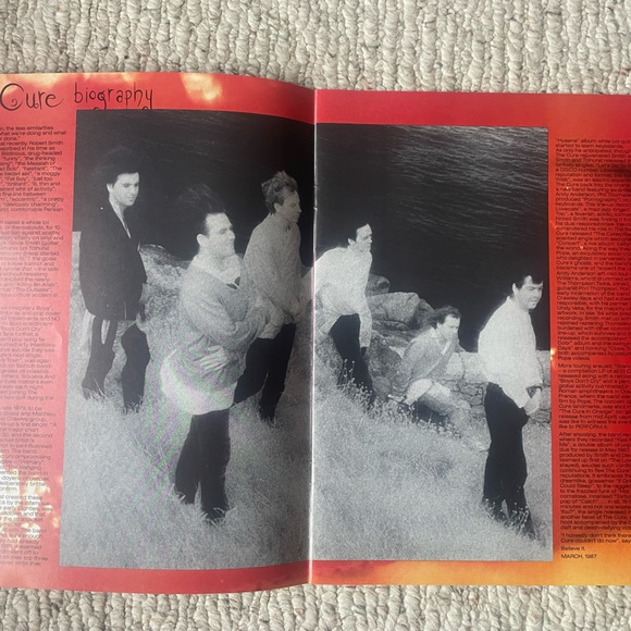 The Cure - The Kissing Tour - 1987 - Picture 11 of 13